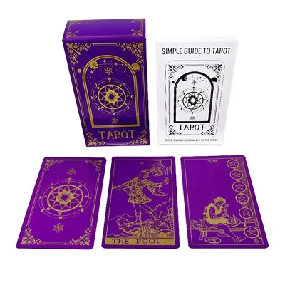 Cărți de joc de masă bilingve de tarot